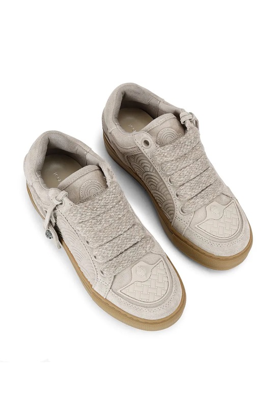 Tenisice od brušene kože Kurt Geiger London Southbank Tag 493347209 bež AW25