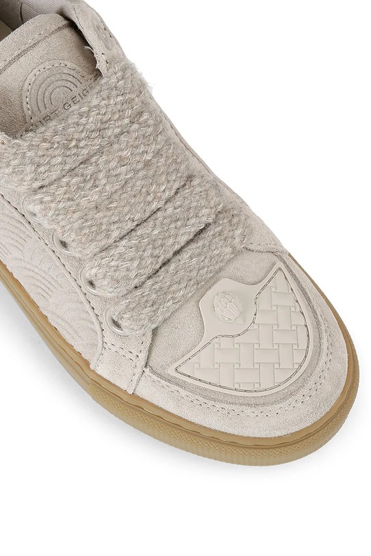 Obuwie Kurt Geiger London sneakersy zamszowe Southbank Tag 493347209 beżowy