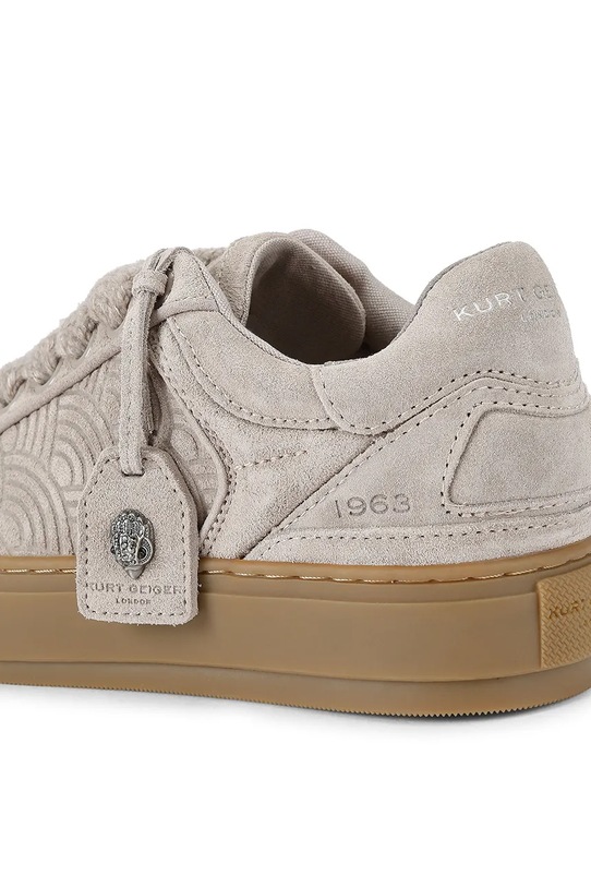 Kurt Geiger London sneakersy zamszowe Southbank Tag beżowy 493347209