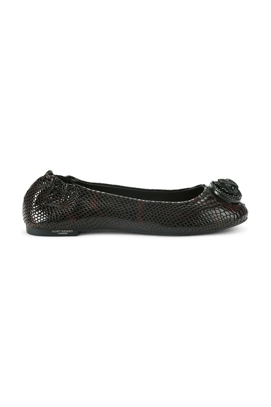 Kurt Geiger London baleriny skórzane Chelsea Ballerina czarny 5000603719