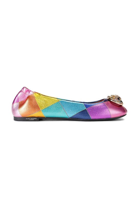 Kurt Geiger London baleriny skórzane Chelsea Ballerina multicolor 5000669109