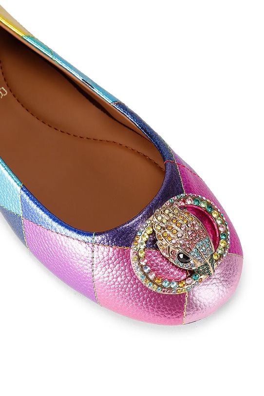Obuwie Kurt Geiger London baleriny skórzane Chelsea Ballerina 5000669109 multicolor
