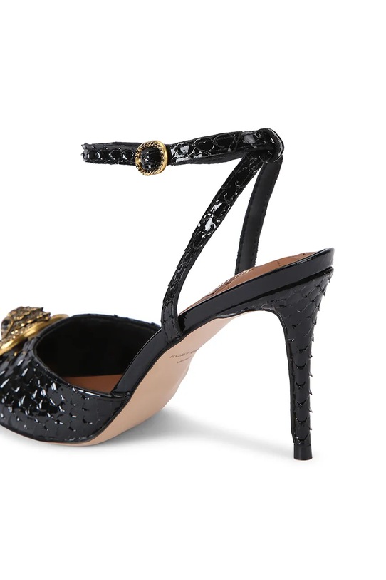 Încălțăminte Kurt Geiger London stilettos de piele Chelsea Ankle Strap 4987400719 negru