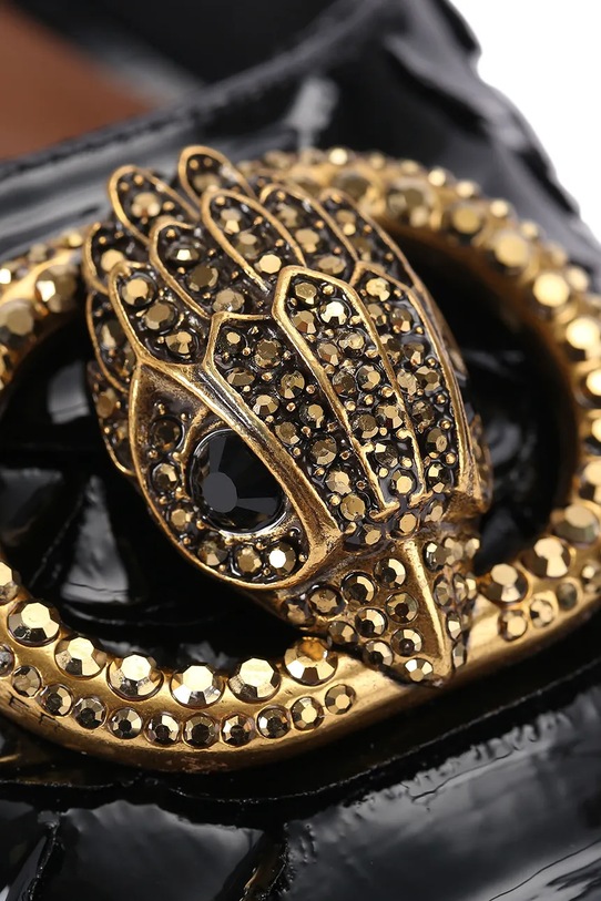 Kurt Geiger London stilettos de piele Chelsea Ankle Strap 4987400719 negru