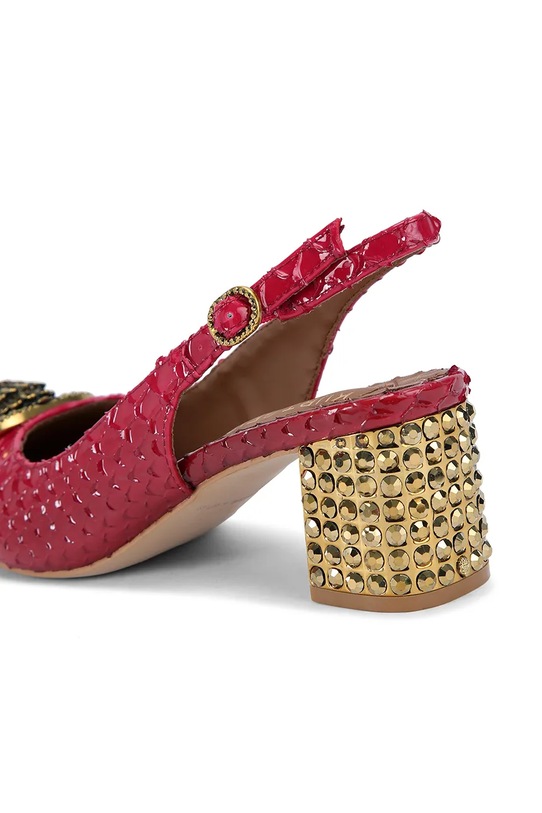 Obutev Usnjeni salonarji Kurt Geiger London Chelsea Block Slingback 3415058719 roza