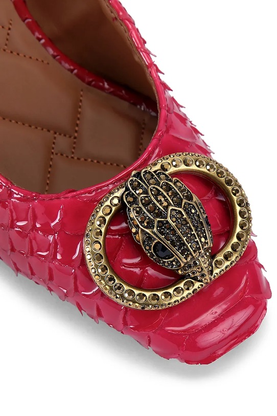 Usnjeni salonarji Kurt Geiger London Chelsea Block Slingback roza 3415058719