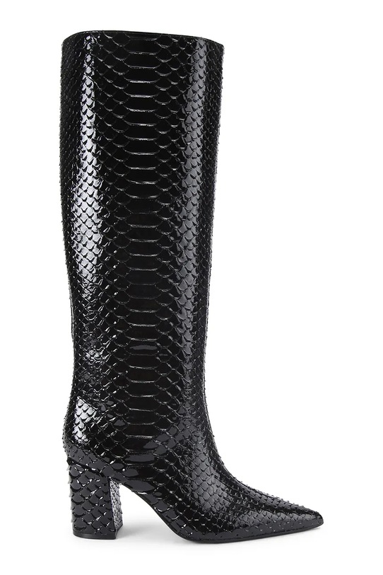 Kurt Geiger London kozaki skórzane Regent Point Knee Boot nieocieplane czarny 5026500719