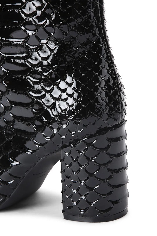 Kurt Geiger London kozaki skórzane Regent Point Knee Boot czarny 5026500719
