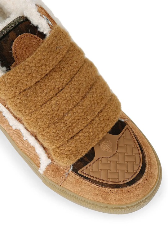 Obuwie Kurt Geiger London sneakersy zamszowe Southbank Tag 493339209 brązowy