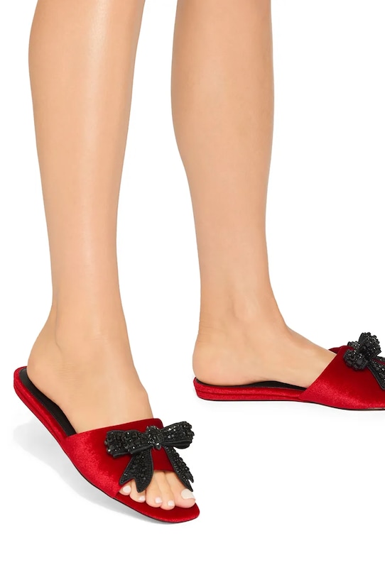 Kurt Geiger London klapki Kensington Bow Flat Sdl 655750789