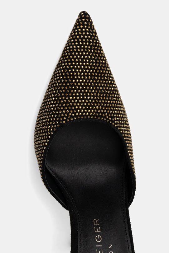 Обувки с тънък ток Kurt Geiger London Mayfair Point Ankle Strap черен 4989405609