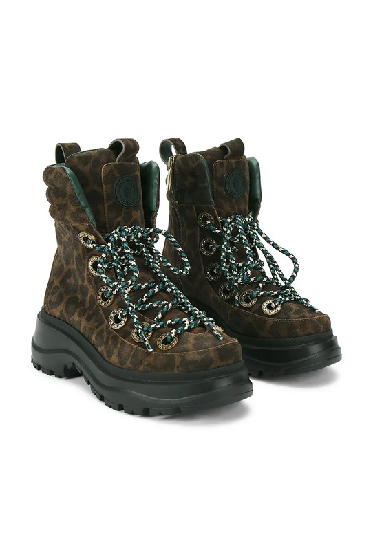 Kurt Geiger London botki zamszowe Kensington Hiker 4991835289 brązowy