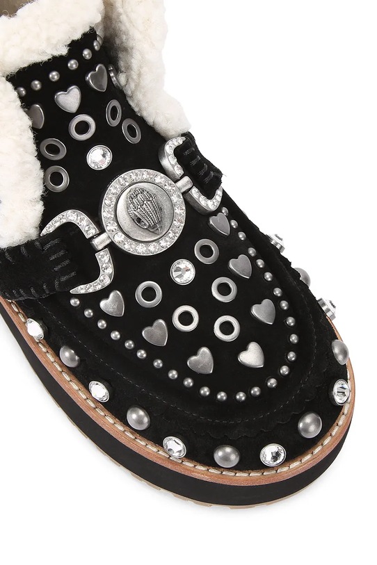 Obuwie Kurt Geiger London śniegowce zamszowe Mansion Cosy Boot 4993900029 czarny