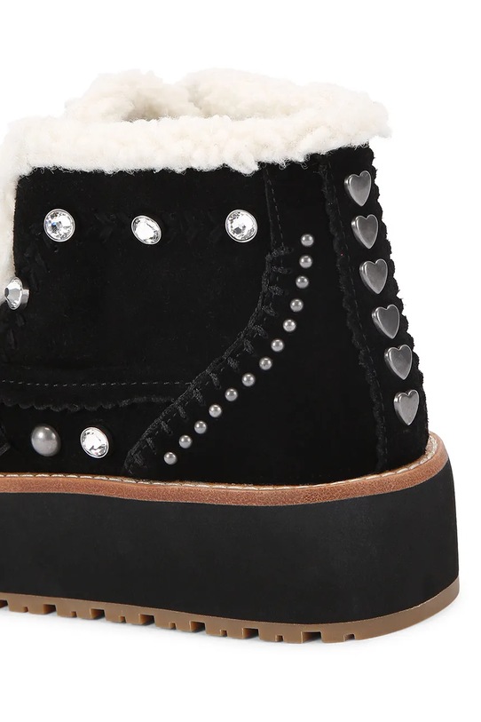 Kurt Geiger London śniegowce zamszowe Mansion Cosy Boot 4993900029 czarny