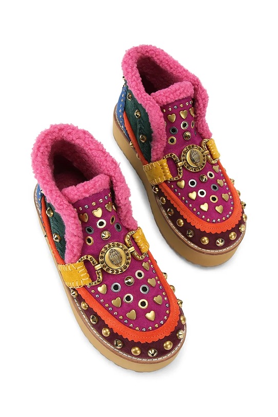 Kurt Geiger London śniegowce zamszowe Mansion Cosy Boot 4993969029 multicolor AW25