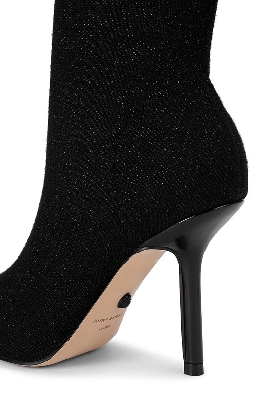 Gležnarji Kurt Geiger London Regent Point Sock Boot črna 4994900609