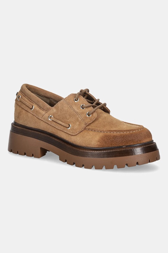 Steve Madden półbuty zamszowe Detroit platforma brązowy 11004778.275