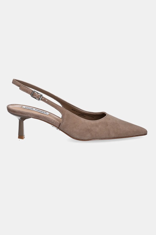 Steve Madden szpilki zamszowe Korra 11003902.275 brązowy AW25