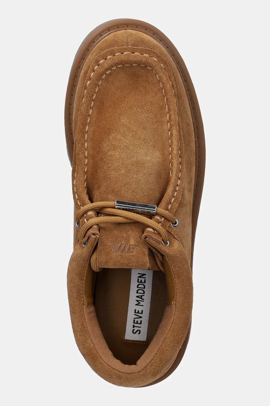 Σουέτ κλειστά παπούτσια Steve Madden Offsetter καφέ 11004779.215