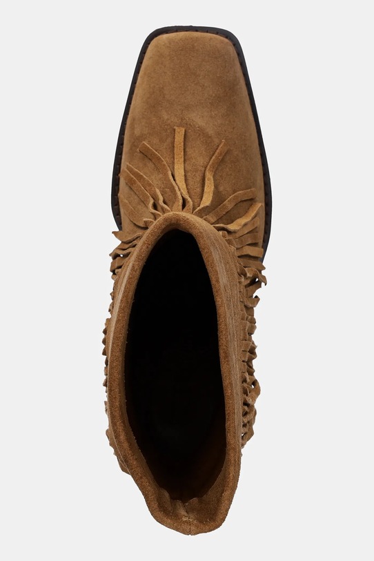 Steve Madden botki zamszowe Pia-F brązowy 11004805.839