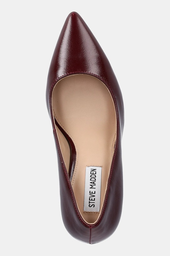Usnjene visoke pete Steve Madden Secured bordo 11004877.CL4