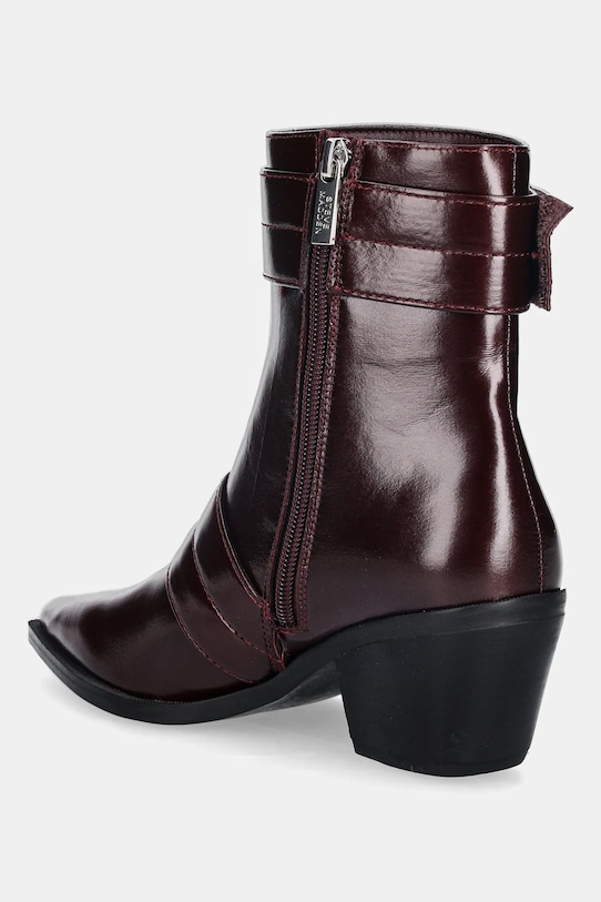 Obuwie Steve Madden botki Splurge 11004772.DCC bordowy