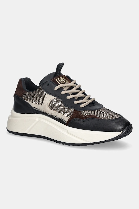 Αθλητικά Steve Madden Starlyn δέρμα σαμουά μαύρο 11003459.BLG