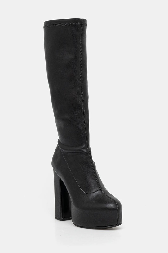 Elegantni škornji Steve Madden Tantalizer Imitacija zrnatega usnja črna 11004820.001