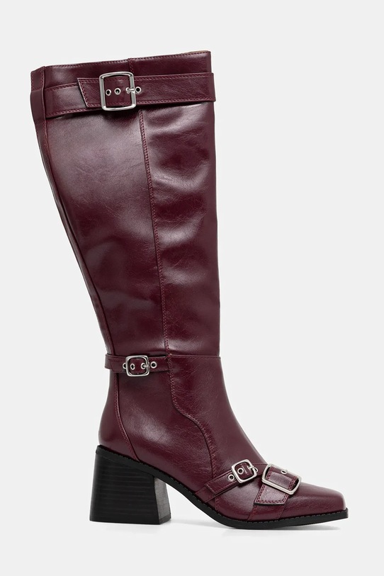 Steve Madden cizme Z-Town 11004810.DYQ burgundia AW25