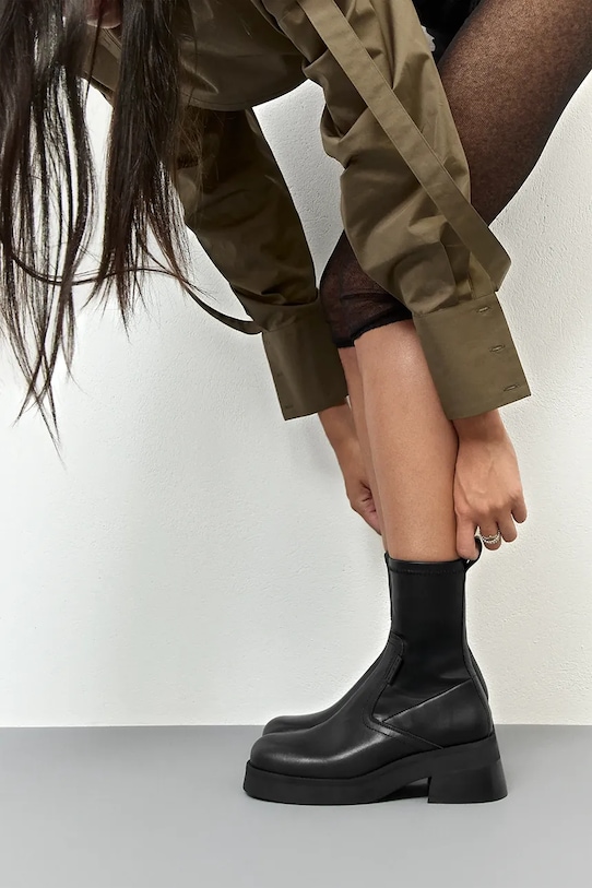 Miista botine Oliana E8.3119 negru