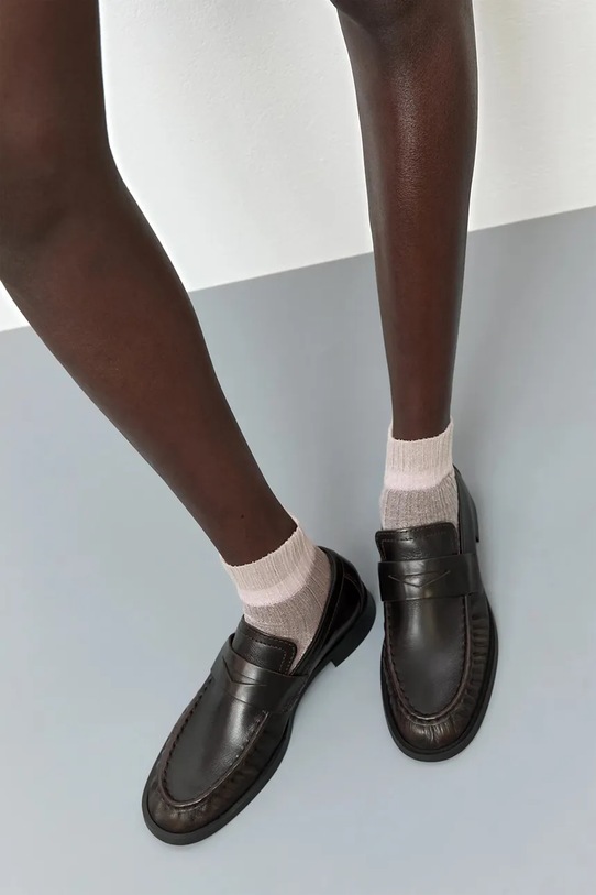 Kožené mokasíny Miista Zita E8.3905 hnědá