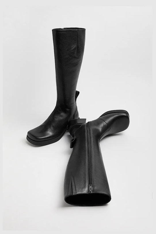 Încălțăminte Miista ghete de piele Brunildha E8.4057 negru