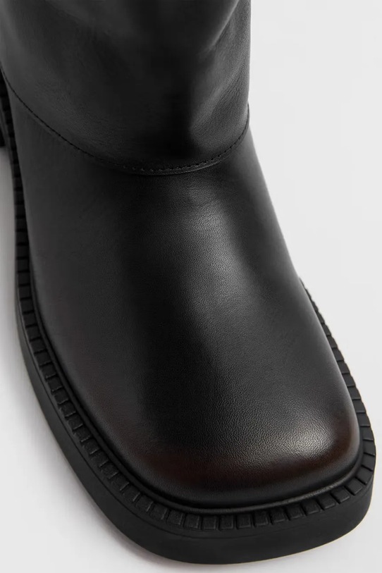 Miista kozaki skórzane Leala E8.3963 czarny AW25