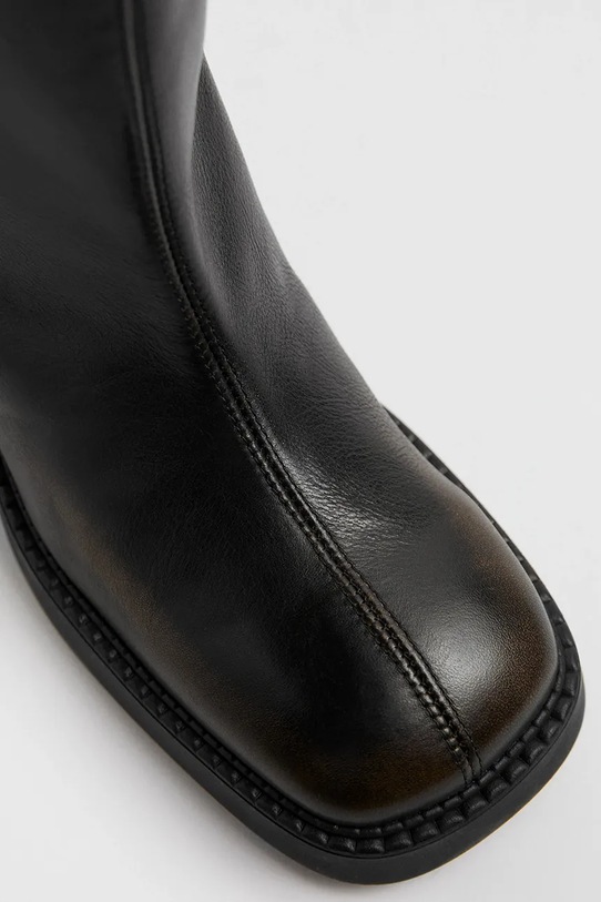 Miista ghete de piele Kristel maro E8.3995