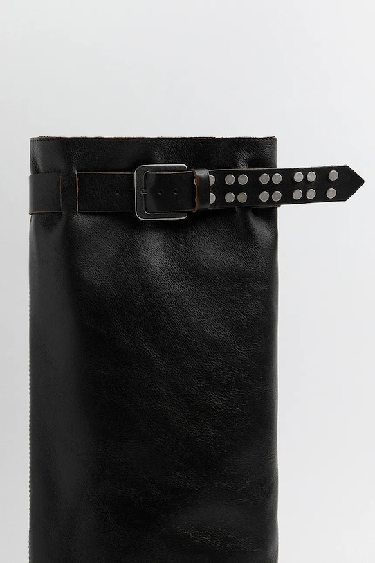 Miista ghete de piele Kristel E8.3995 maro