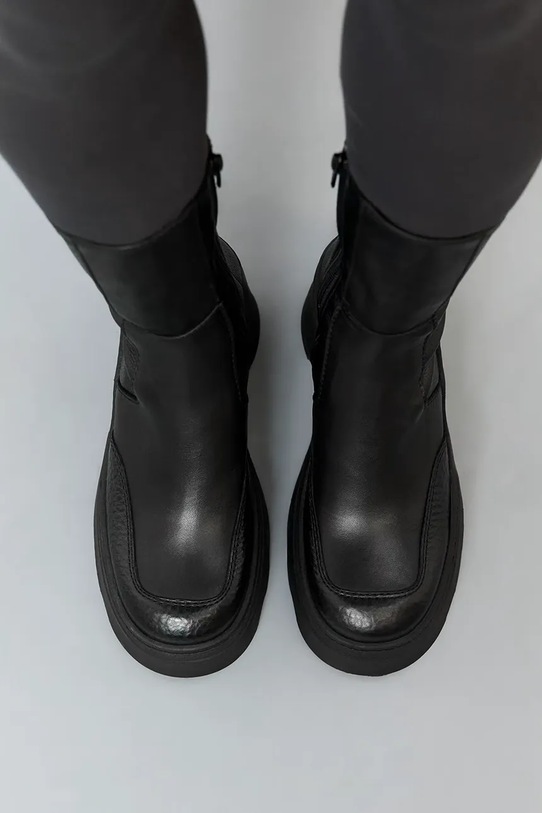 Miista cizme de piele Deandra negru E8.4053