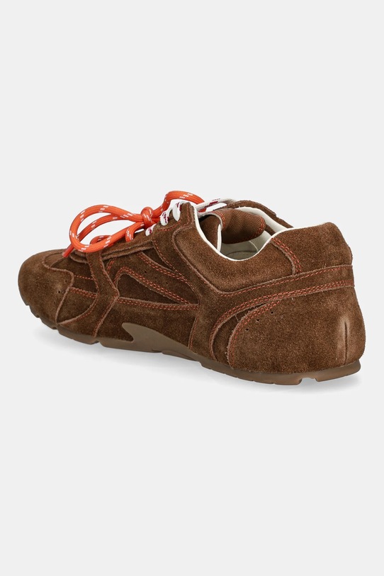 Obuwie Nokwol sneakersy zamszowe Atlas Tan Suede Atlas.Tan.Suede brązowy