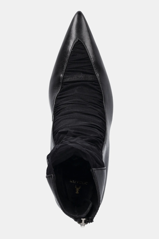 Patrizia Pepe botki skórzane czarny 2Y0020.V038.K103