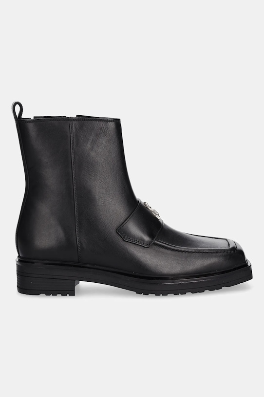 Patrizia Pepe botki skórzane 2Y0034.L048.K103 czarny AW25