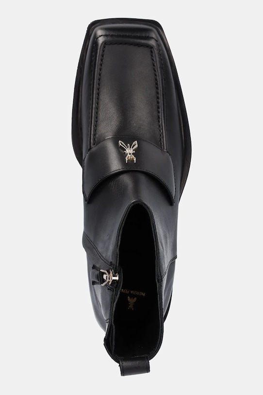 Patrizia Pepe botki skórzane czarny 2Y0034.L048.K103