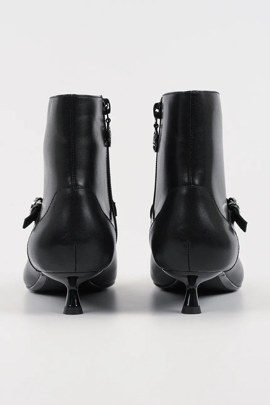 Obuwie Karl Lagerfeld botki skórzane PASHA KL30168.000 czarny