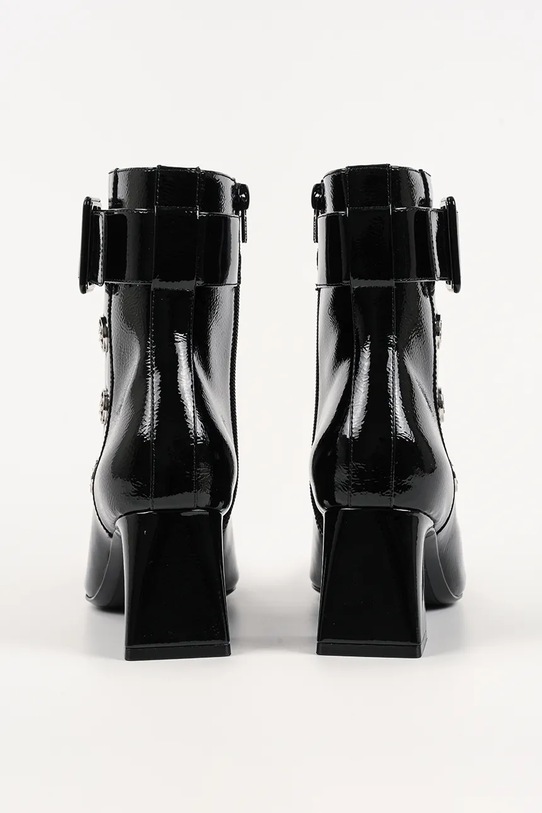 Obuwie Karl Lagerfeld botki skórzane BEATA KL31455A.100 czarny
