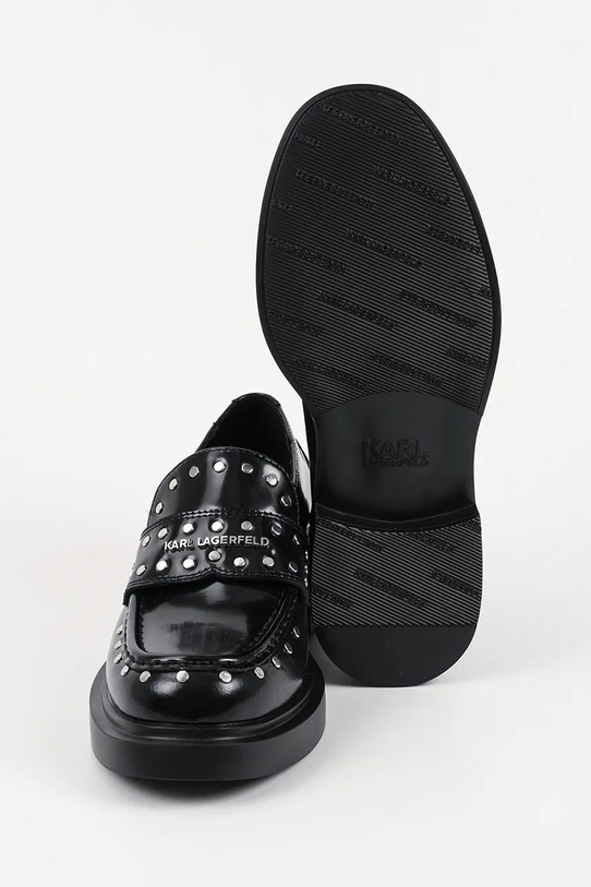 Karl Lagerfeld mokasyny skórzane MACIE KL41213S.00S czarny