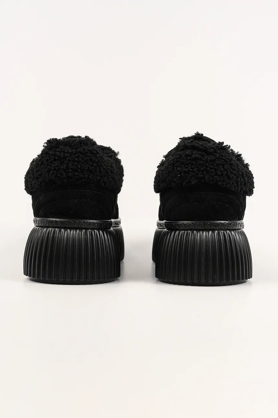 Obuwie Karl Lagerfeld sneakersy skórzane KREEPER LO KL42312.50X czarny