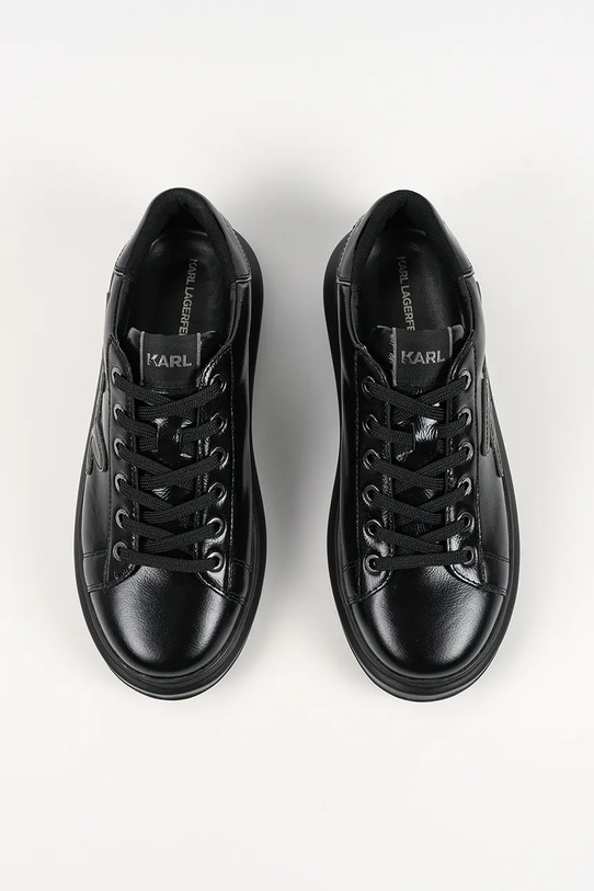 Δερμάτινα αθλητικά παπούτσια Karl Lagerfeld KAPRI μαύρο KL62511S.100