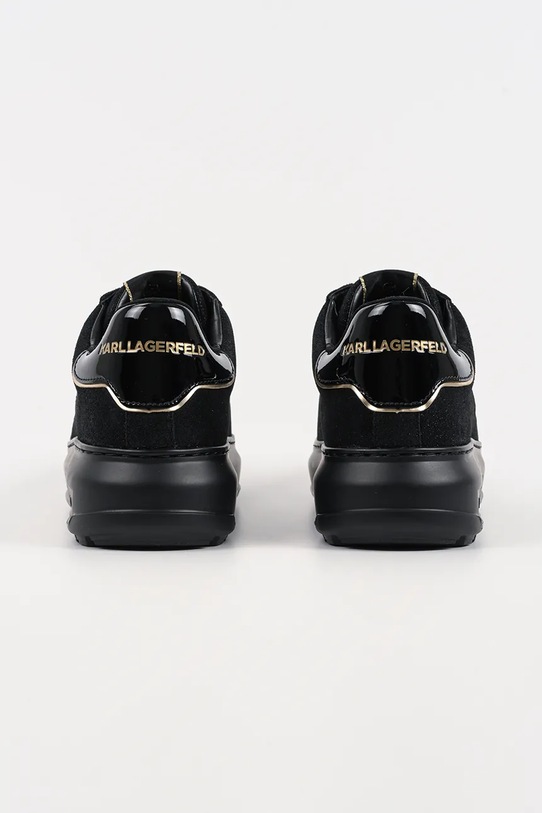 Încălțăminte Karl Lagerfeld sneakers din piele intoarsă KAPRI LUG KL67537.5S0 negru