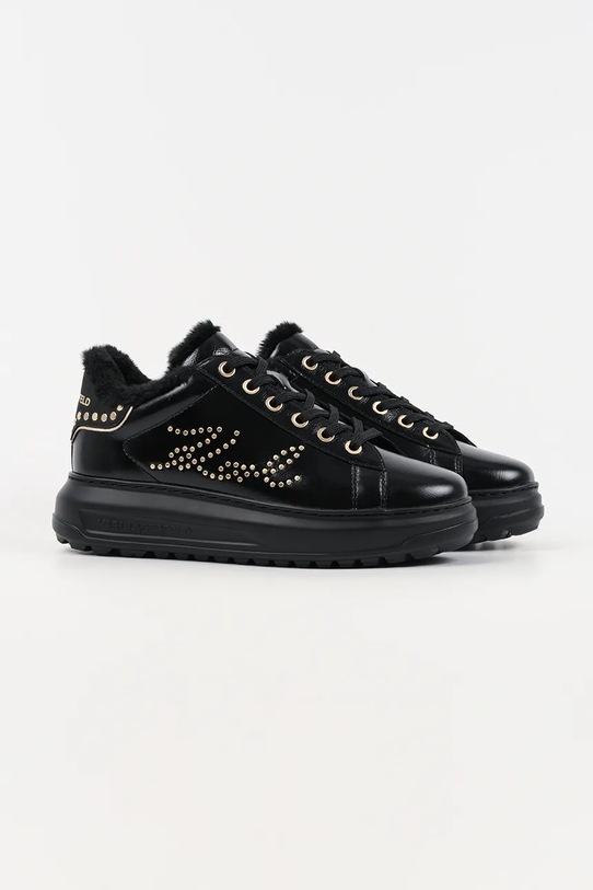 Karl Lagerfeld sneakersy skórzane KAPRI LUG KL67511.10G czarny AW25
