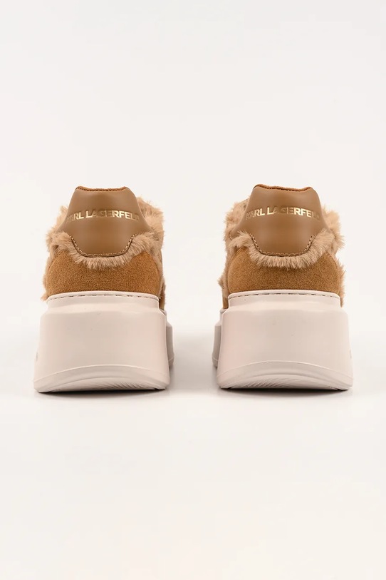 Παπούτσια Σουέτ αθλητικά παπούτσια Karl Lagerfeld ANAKAPRI U KL63509.322 καφέ