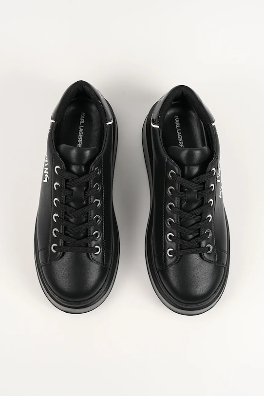 Karl Lagerfeld sneakersy skórzane ANAKAPRI czarny KL63512.000