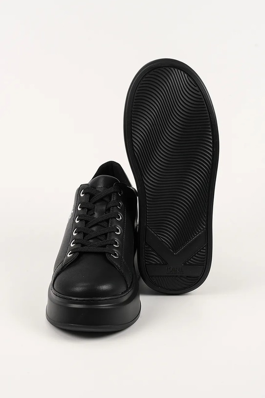 Karl Lagerfeld sneakersy skórzane ANAKAPRI KL63512.000 czarny
